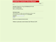 Tablet Screenshot of cupweb.corderius.nl